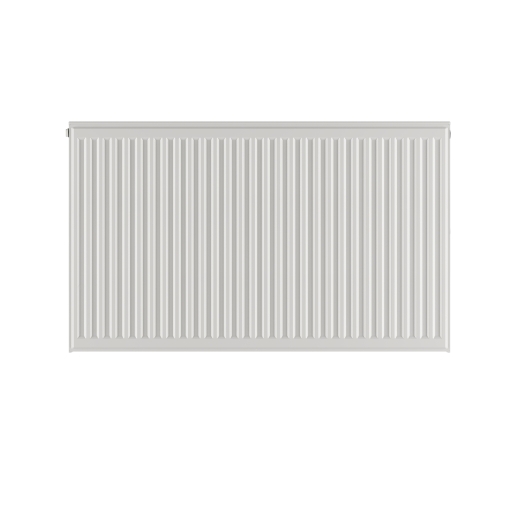 Stelrad Compact 600 x 1200 K1 single radiator in a sleek white finish, featuring a ribbed design for efficient heat distribution.