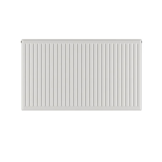 White Stelrad Elite 600 x 1200 K1 seam top radiator with a ribbed surface design, featuring a sleek and modern appearance suitable for various interior styles.