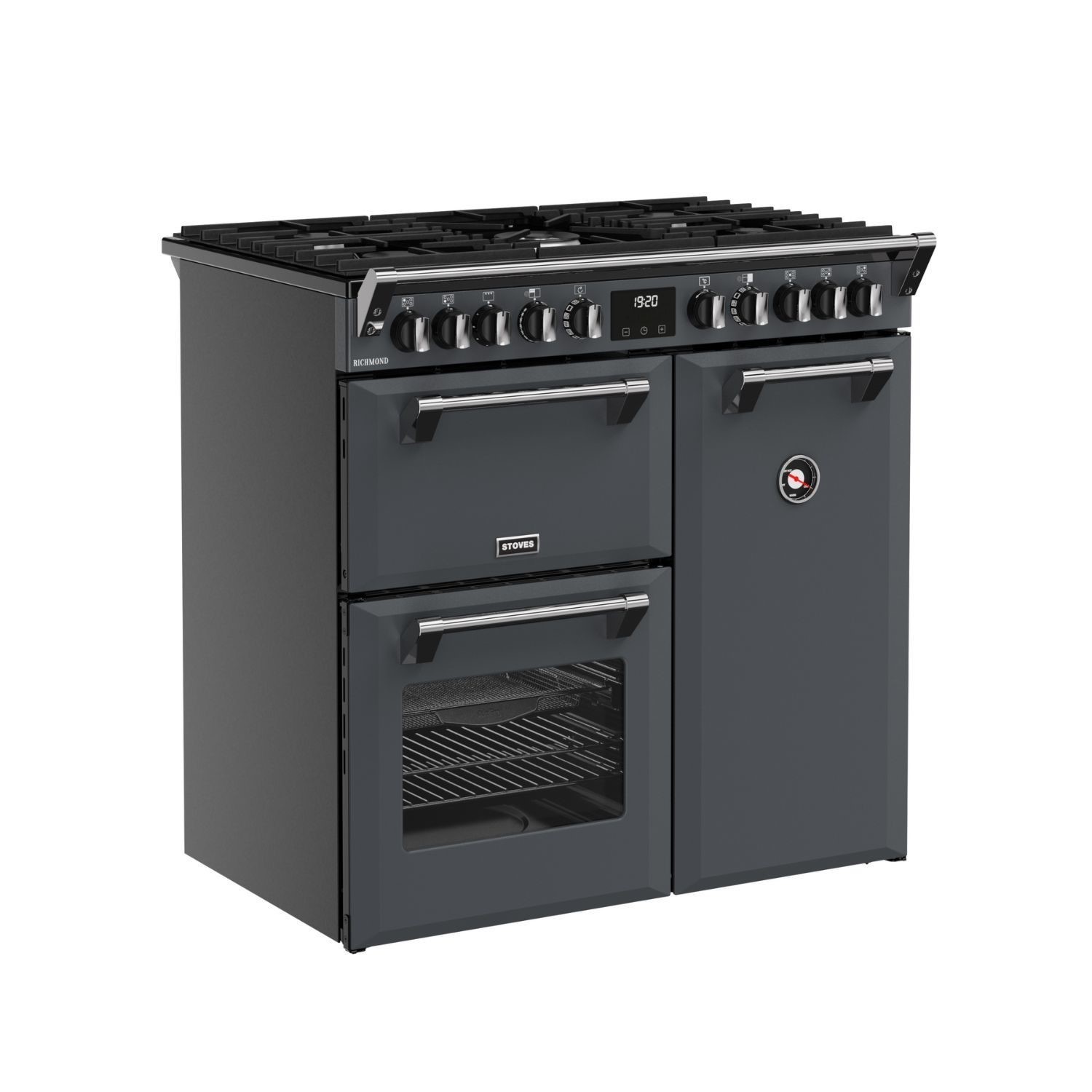 Stoves Richmond 444411849 90DF Dual Fuel Anthracite Range Cooker - image 3