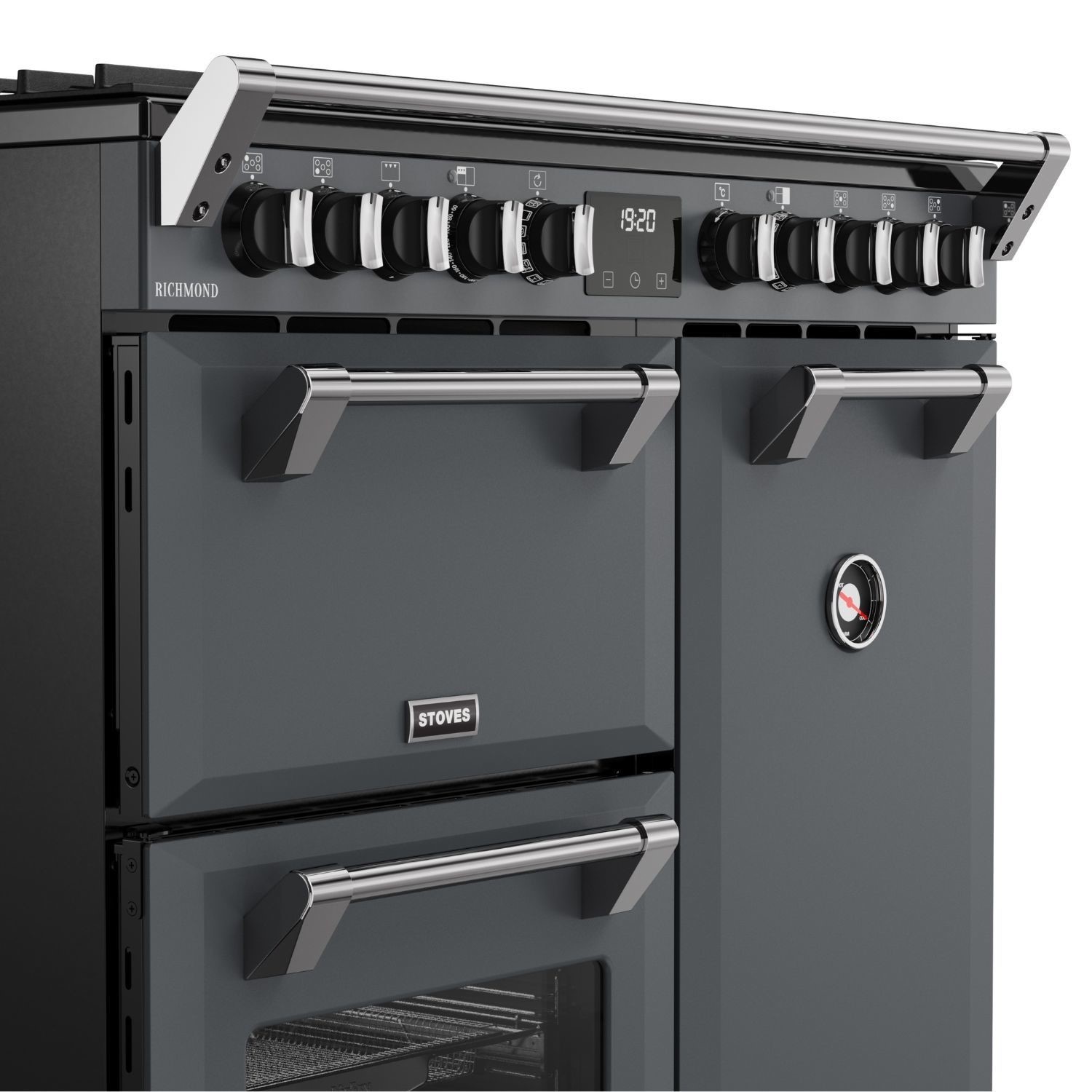 Stoves Richmond 444411849 90DF Dual Fuel Anthracite Range Cooker - image 4