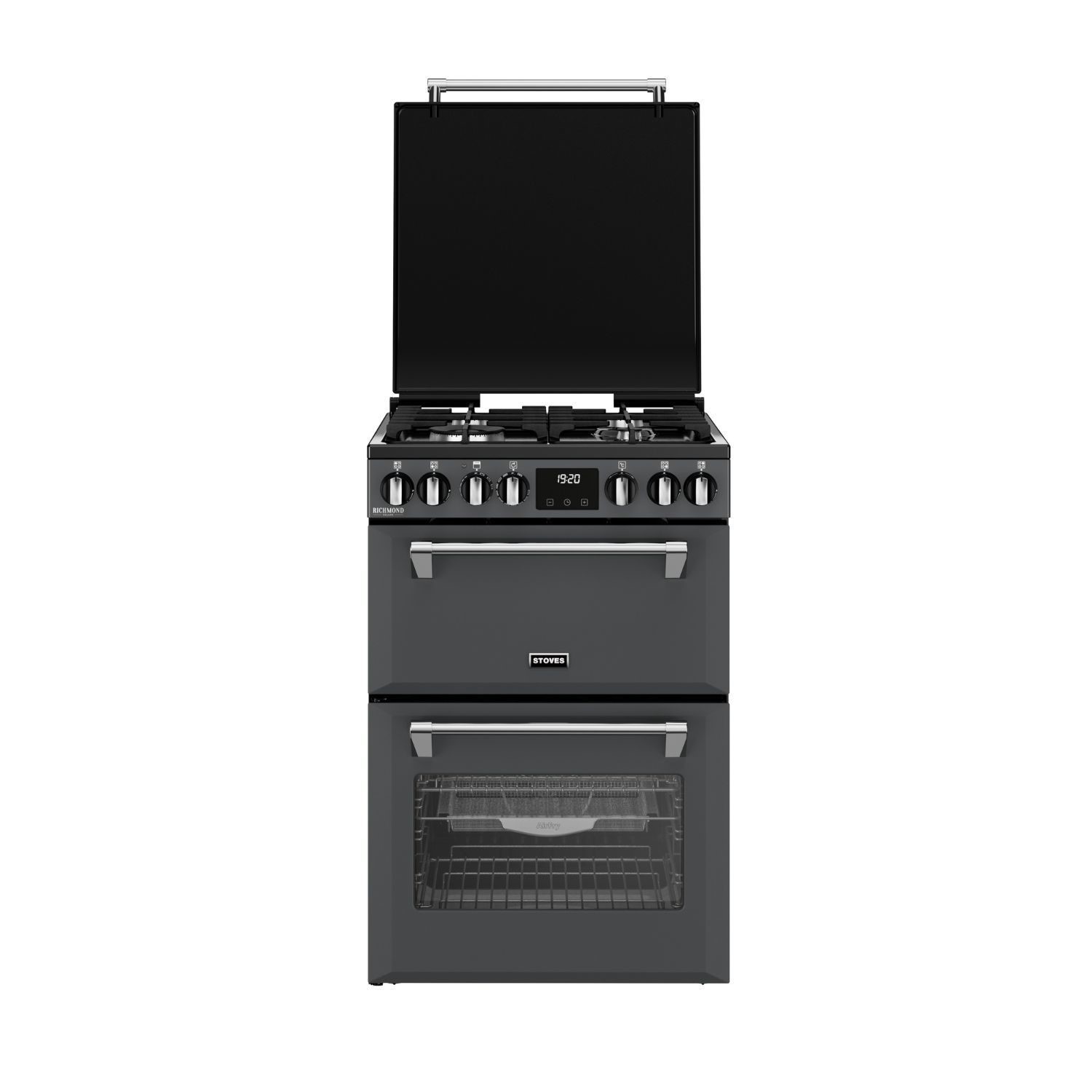 Stoves Richmond Deluxe 444411843 Anthracite 60cm Dual Fuel Freestanding Cooker - image 2