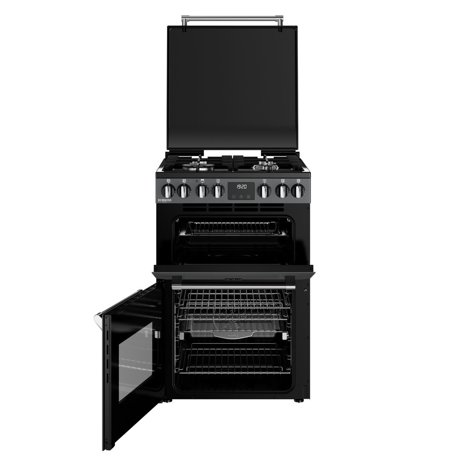 Stoves Richmond Deluxe 444411843 Anthracite 60cm Dual Fuel Freestanding Cooker - image 3