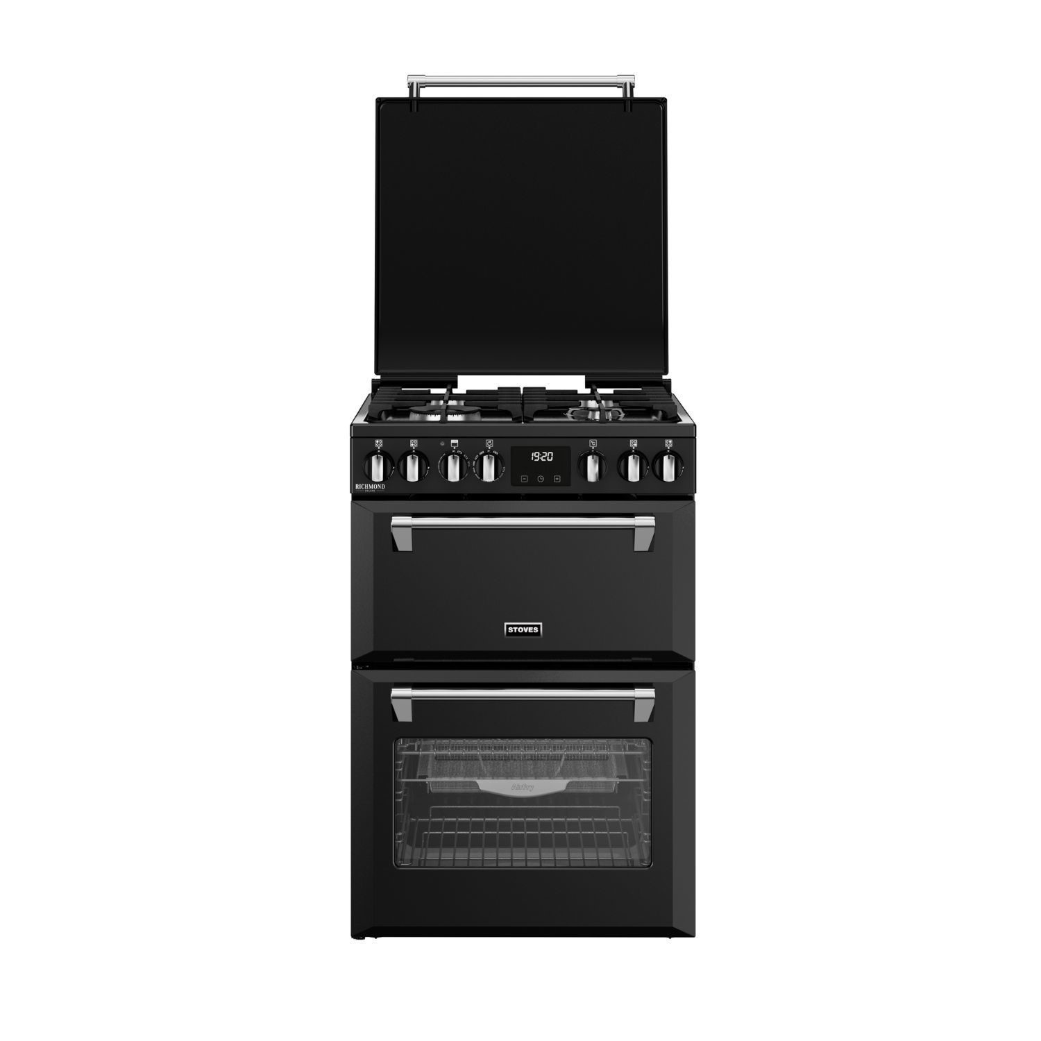 Stoves Richmond Deluxe 444411844 Black 60cm Dual Fuel Freestanding Cooker - image 2