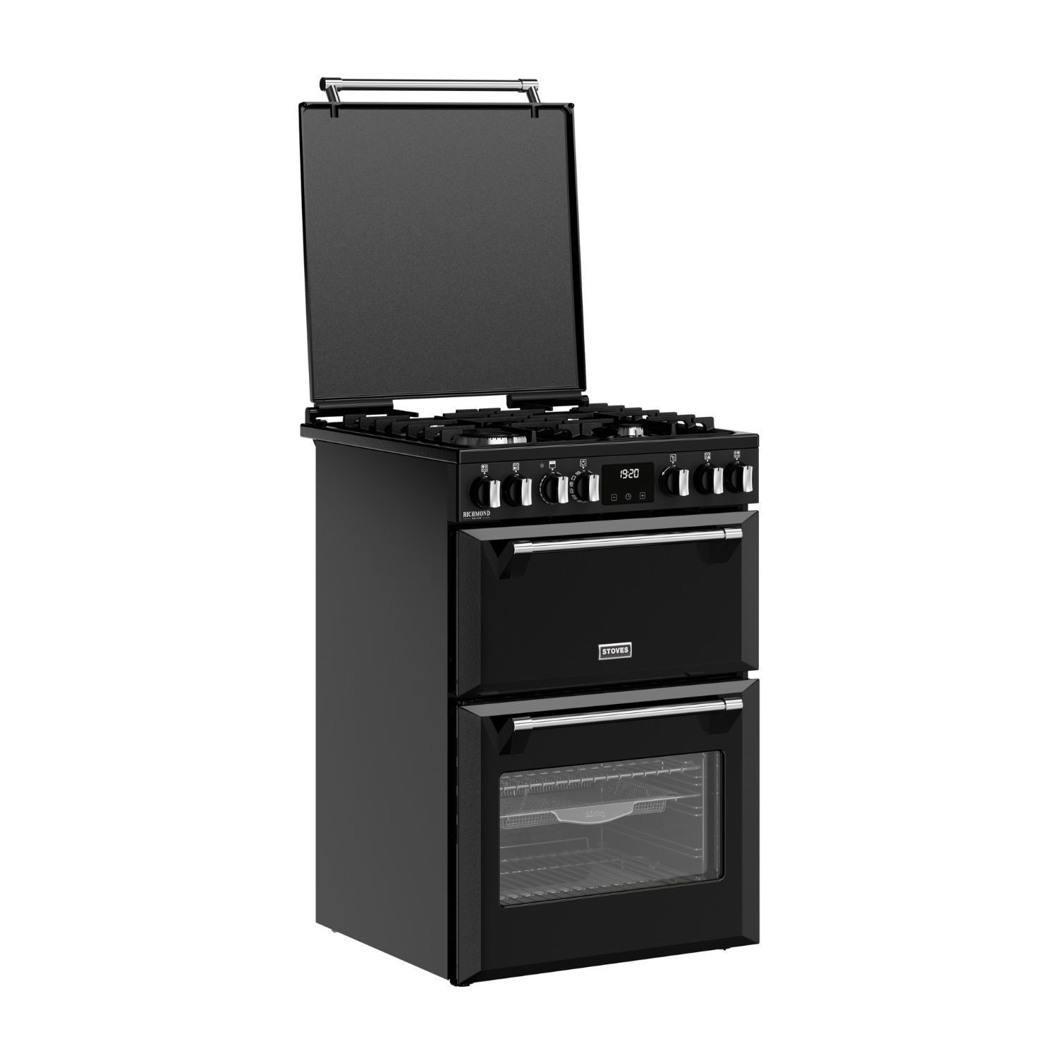 Stoves Richmond Deluxe 444411844 Black 60cm Dual Fuel Freestanding Cooker - image 4