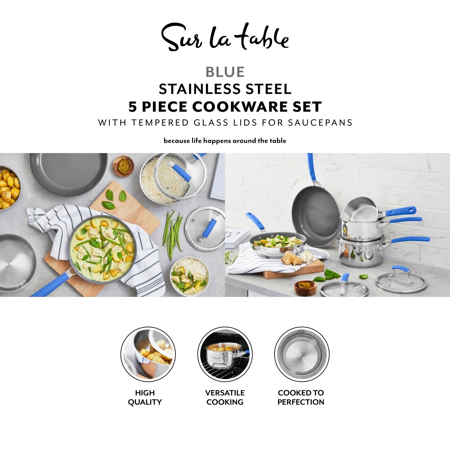 Sur La Table 5 Piece Cookware Set - image 3