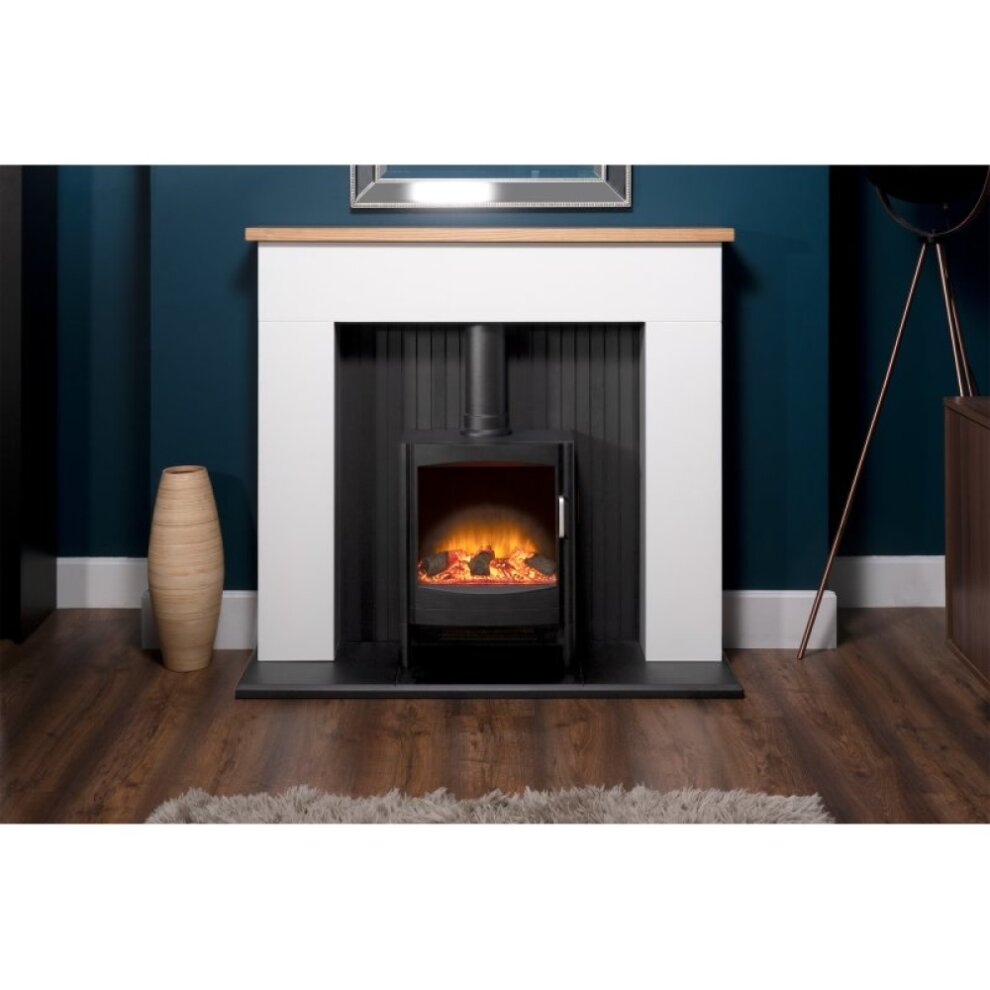 Sureflame Keston Black Electric Stove - image 2