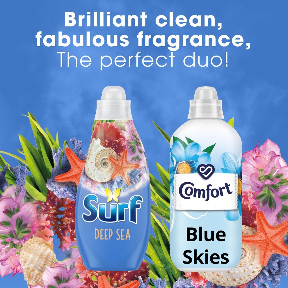 Surf Deep Sea Laundry Washing Liquid Detergent 24 Washes 648ml 2 Pack - image 2