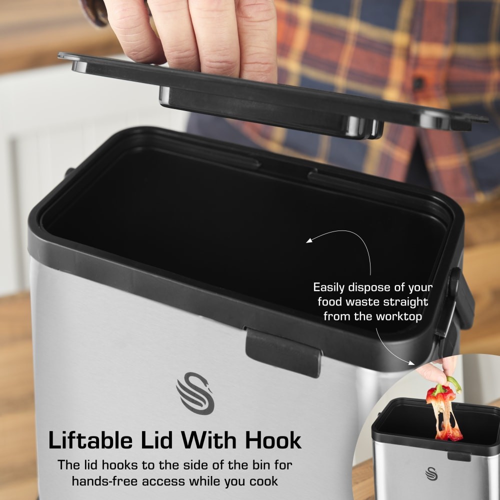 Swan 3L Compost Caddy - image 4