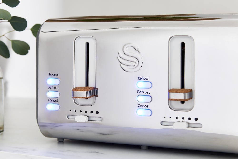 Swan Nordic EEJB152 4 Slice Toaster and 1.7L Kettle Bundle Grey - image 5