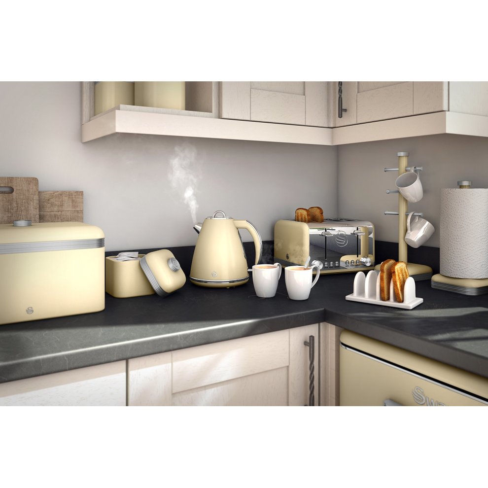 Swan Retro Cream 1.5 Litre Jug Kettle - image 2