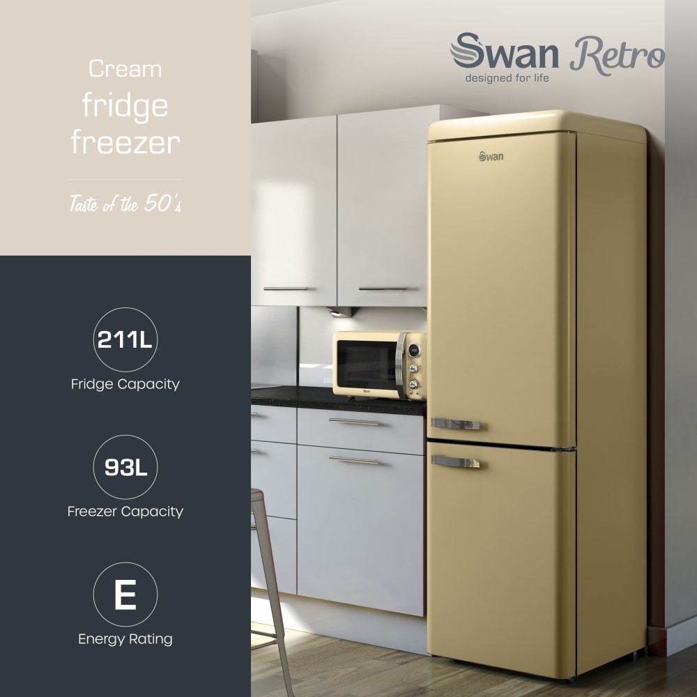 Swan Retro Fridge Freezer - image 3