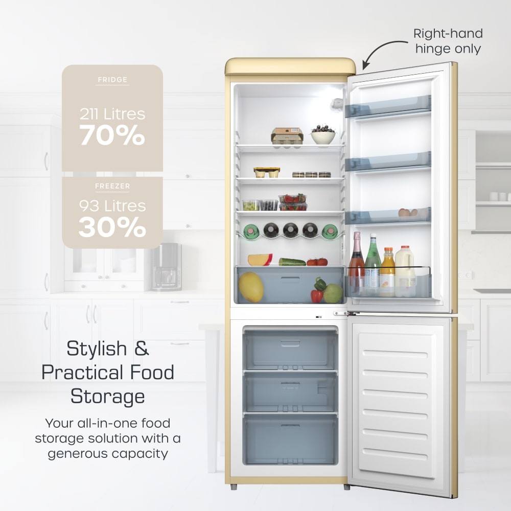 Swan Retro Fridge Freezer - image 4