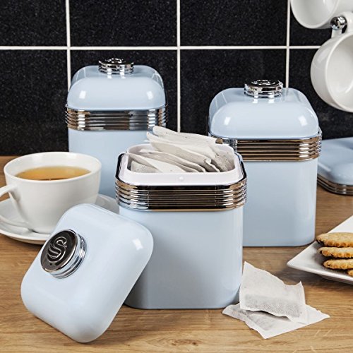 Swan Retro Set of 3 Canisters - image 2