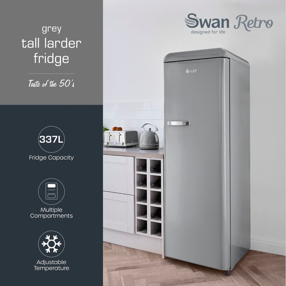 Swan Retro Tall Larder Fridge - image 3