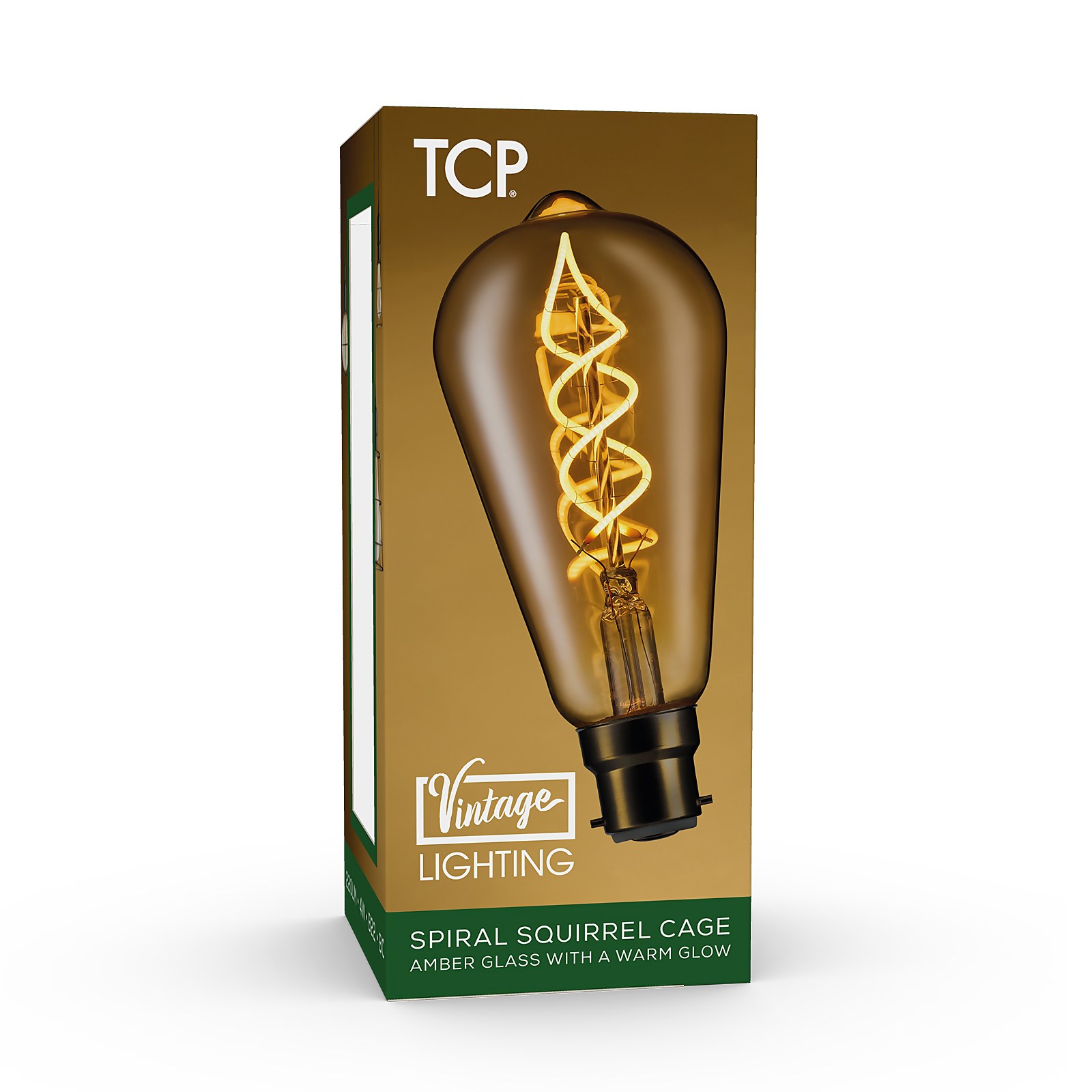 TCP Decorative Filament Amber ST64 220L B22 Bulb - Warm White - image 2