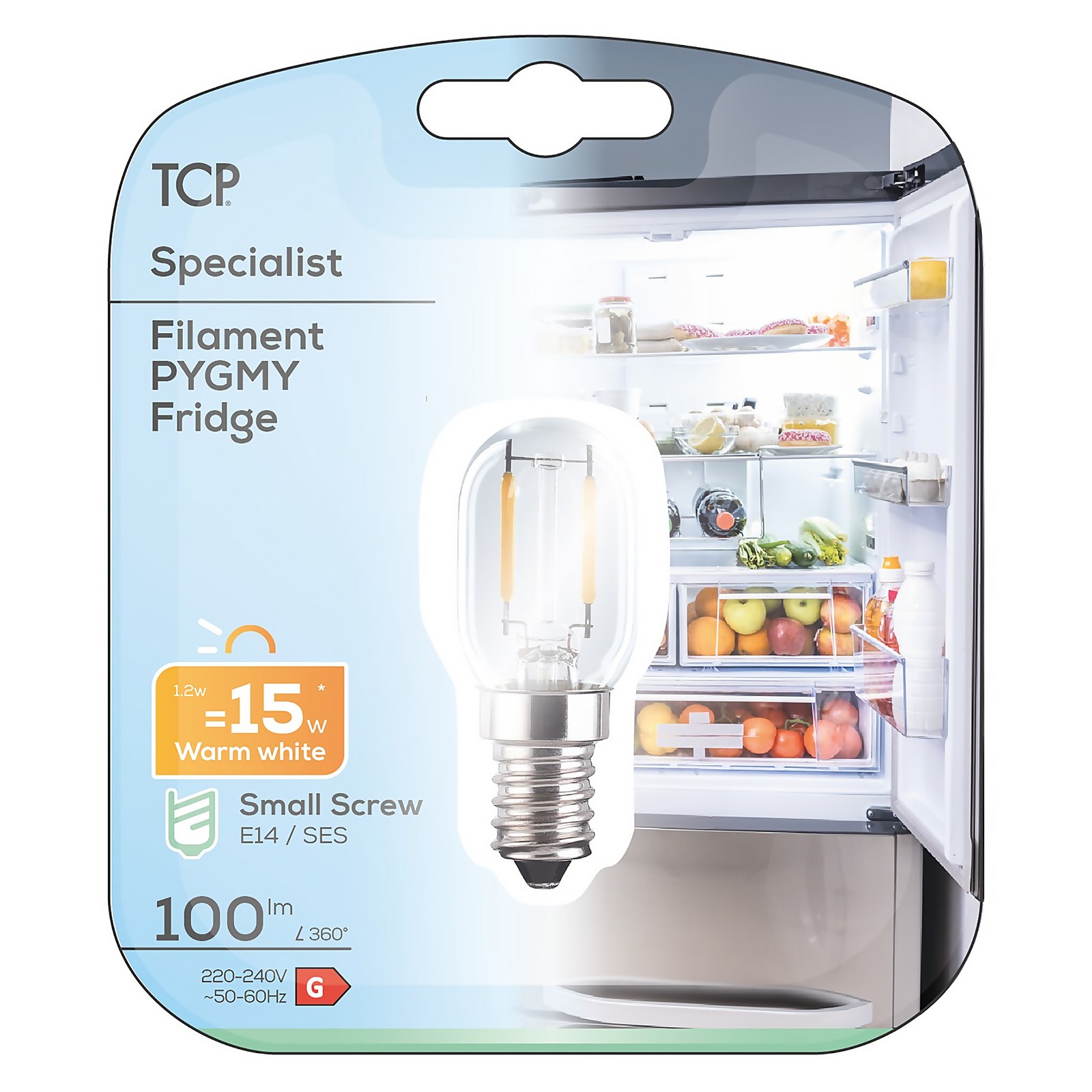 TCP Filament Fridge 100L E14 Non Dimmable Bulb Warm White - image 2