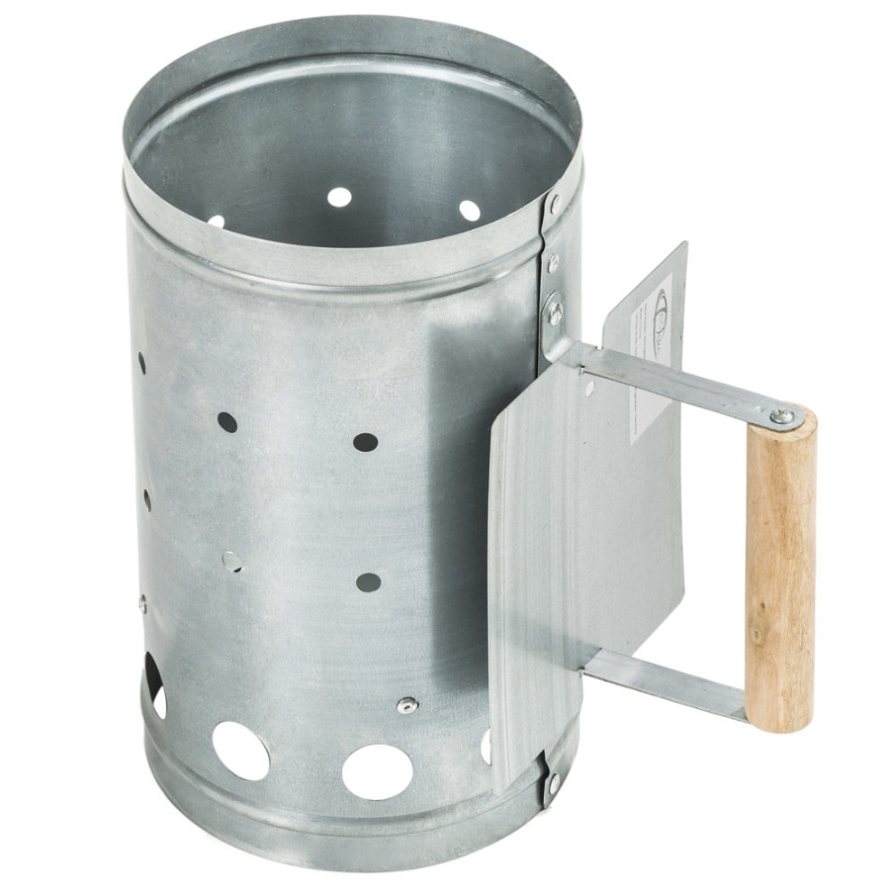 tectake Silver Firestarter with Heat Shield BBQ - image 2