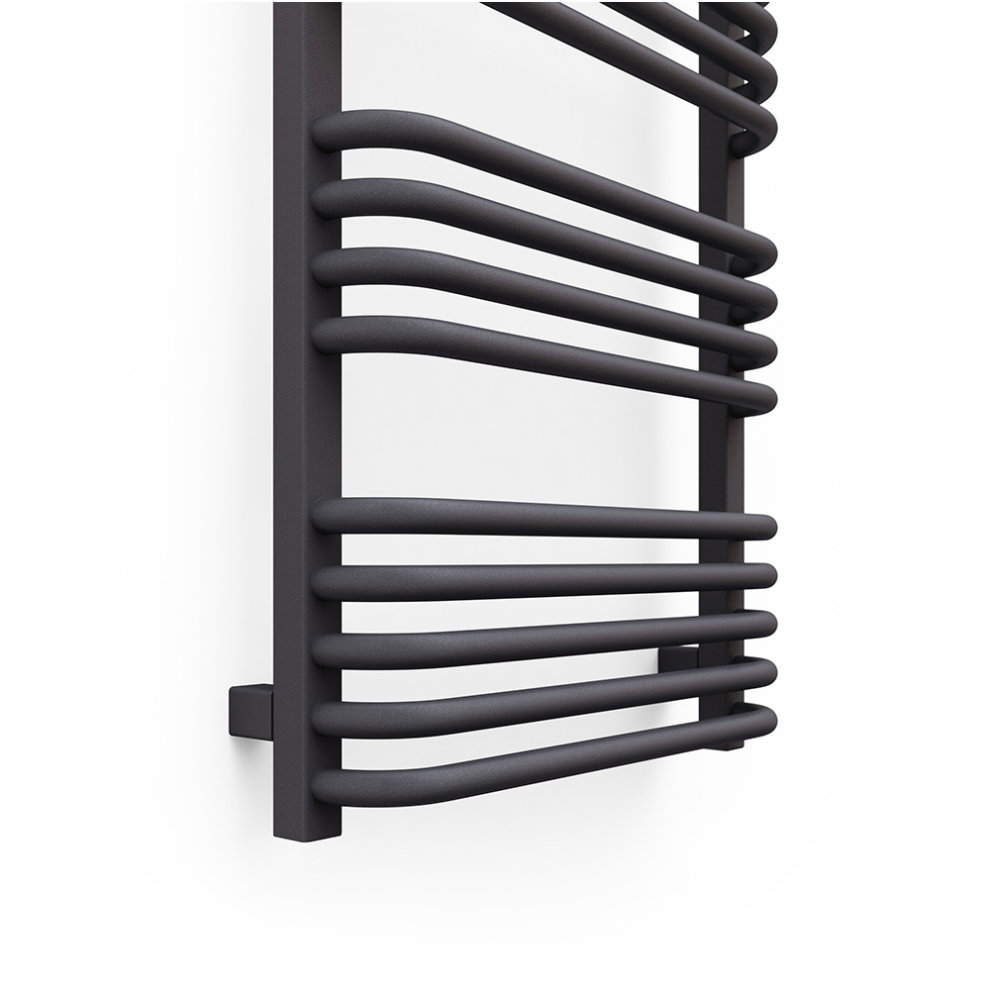 Terma Alex Heated Towel Rail Modern Grey 1440 x 500mm 591W - image 2