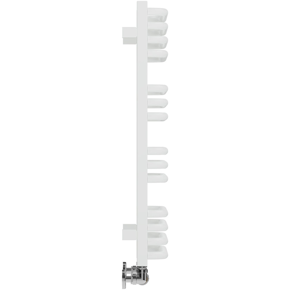 Terma Alex Heated Towel Rail White 760 x 500mm 412W - image 2