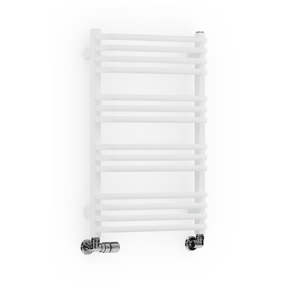 Terma Alex Heated Towel Rail White 760 x 500mm 412W - image 3