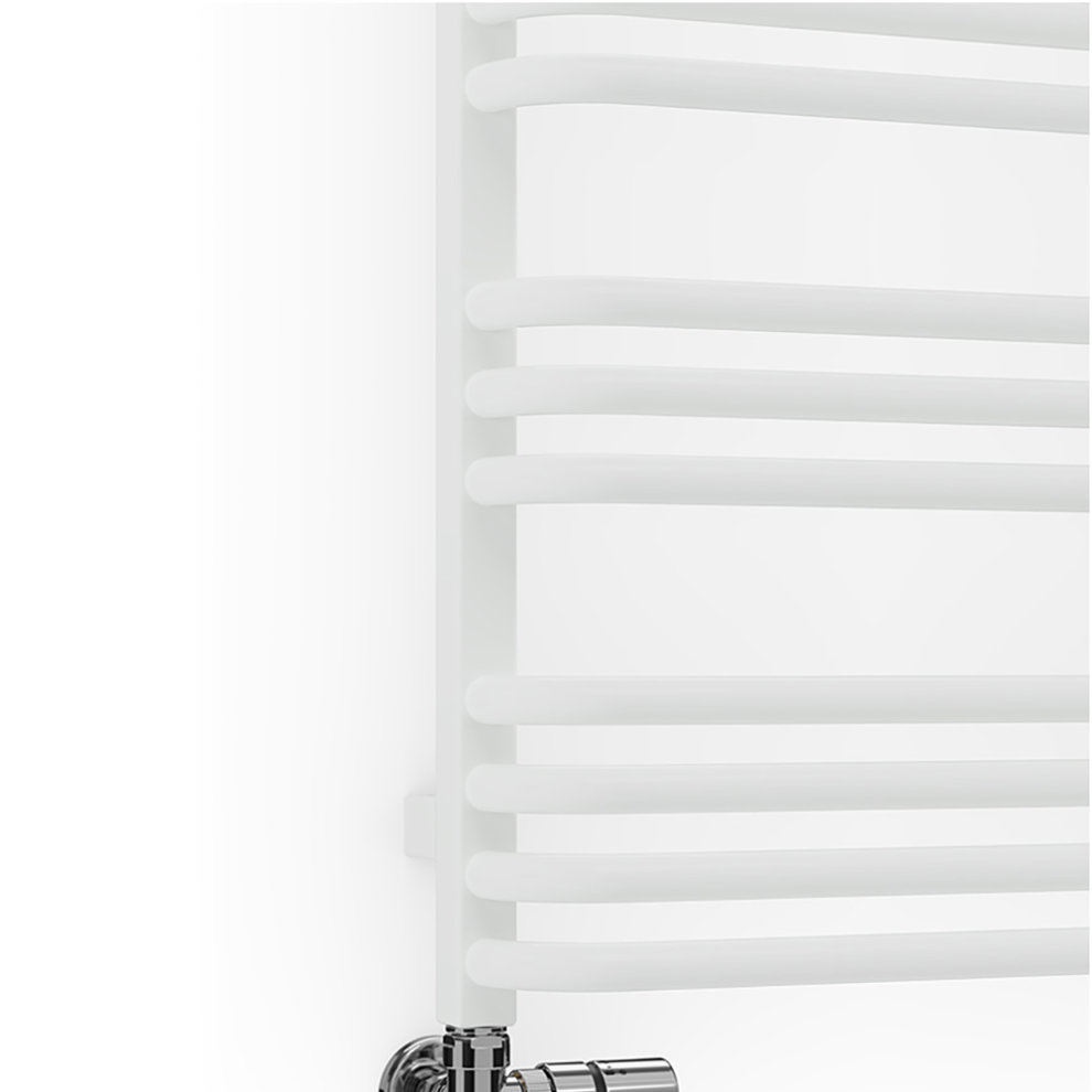 Terma Alex Heated Towel Rail White 760 x 500mm 412W - image 4