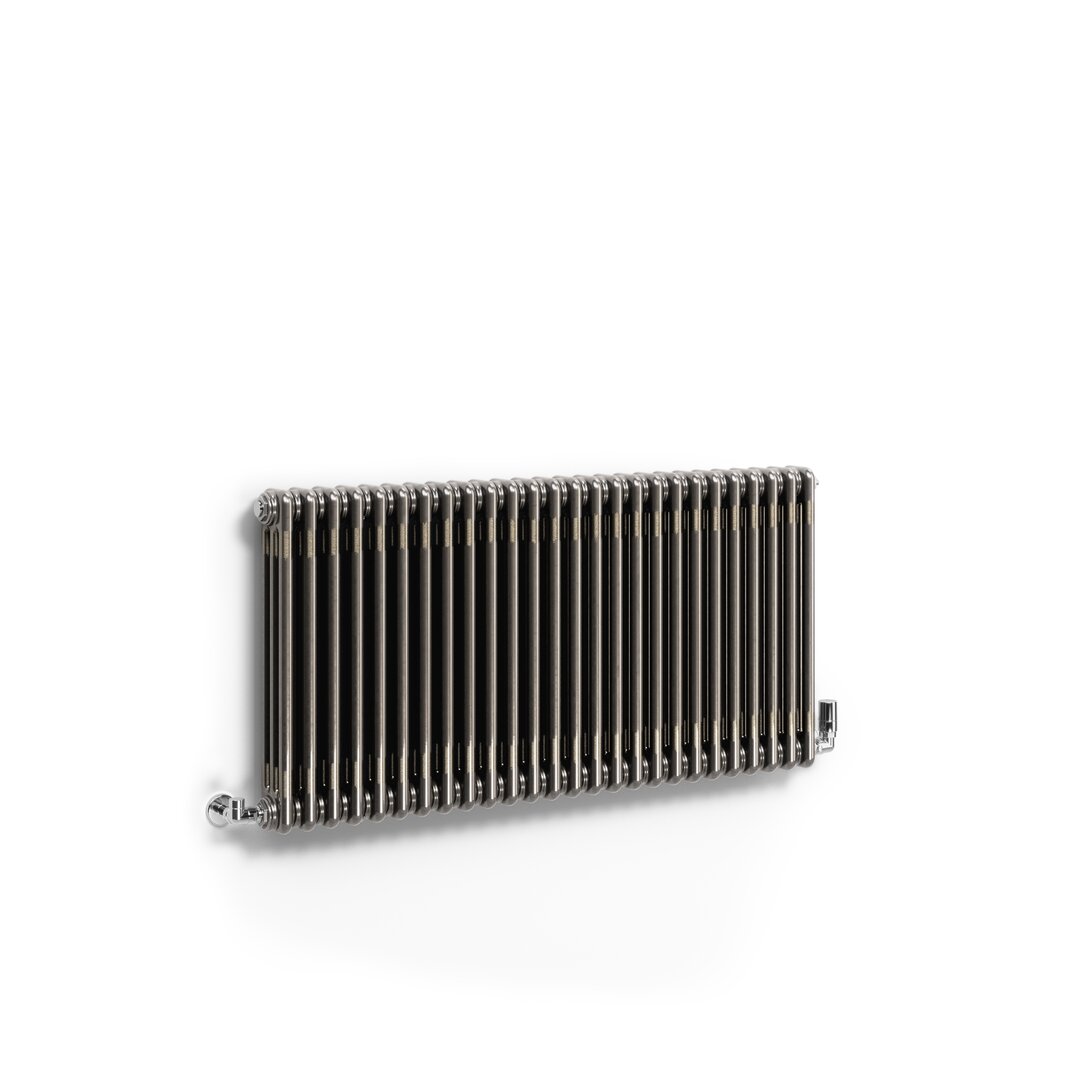Terma Colorado radiator in clear lacquer finish, featuring 26 sections and a deep 3-column design, showcasing a sleek and modern look suitable for various interiors.