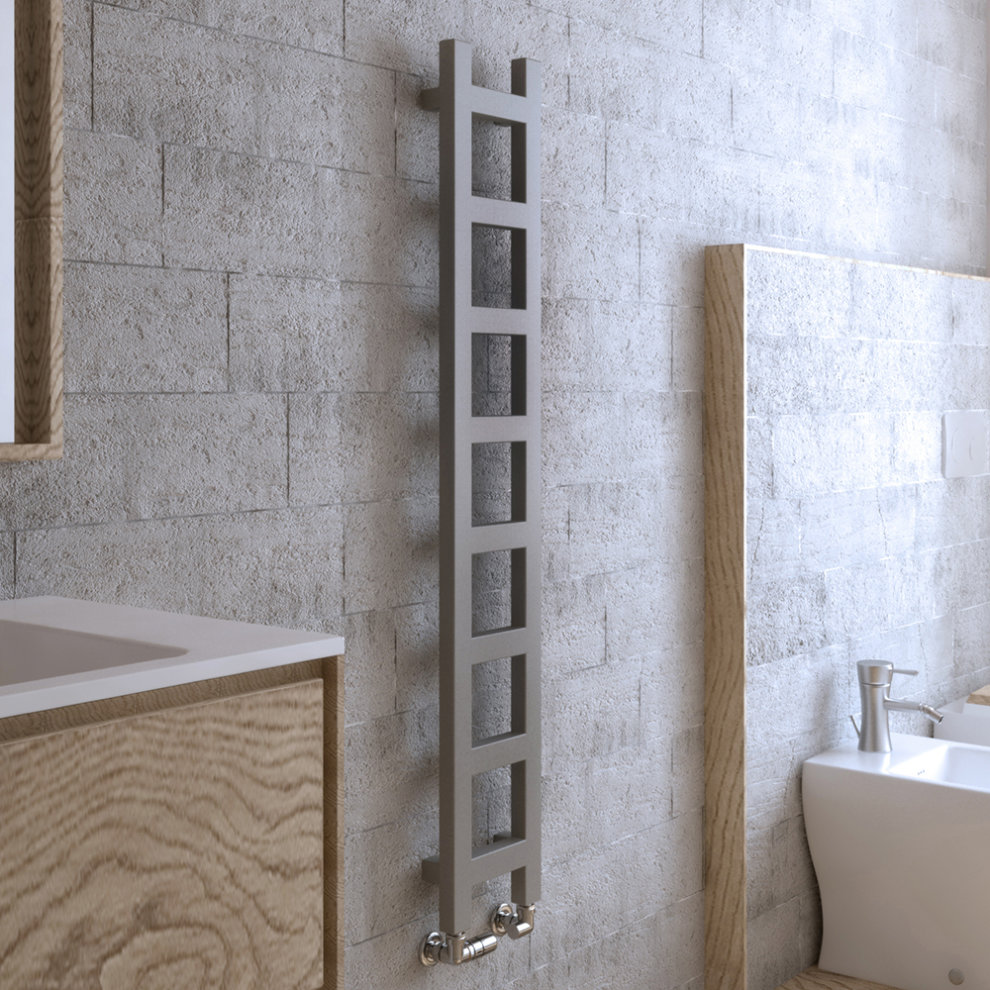 Terma Easy 856 BTU Sparkling Gravel Electric Heated Towel Rail 1280 x 200mm - image 3