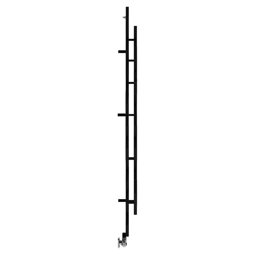 Terma Hex 1705 BTU Matt Black Radiator 1700 x 573mm - image 4