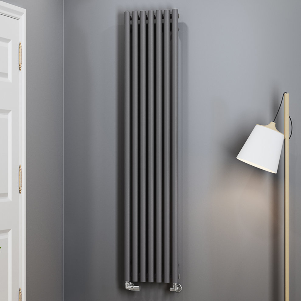 Terma Rolo Room 2735 BTU Modern Grey Radiator 1800 x 370mm - image 4