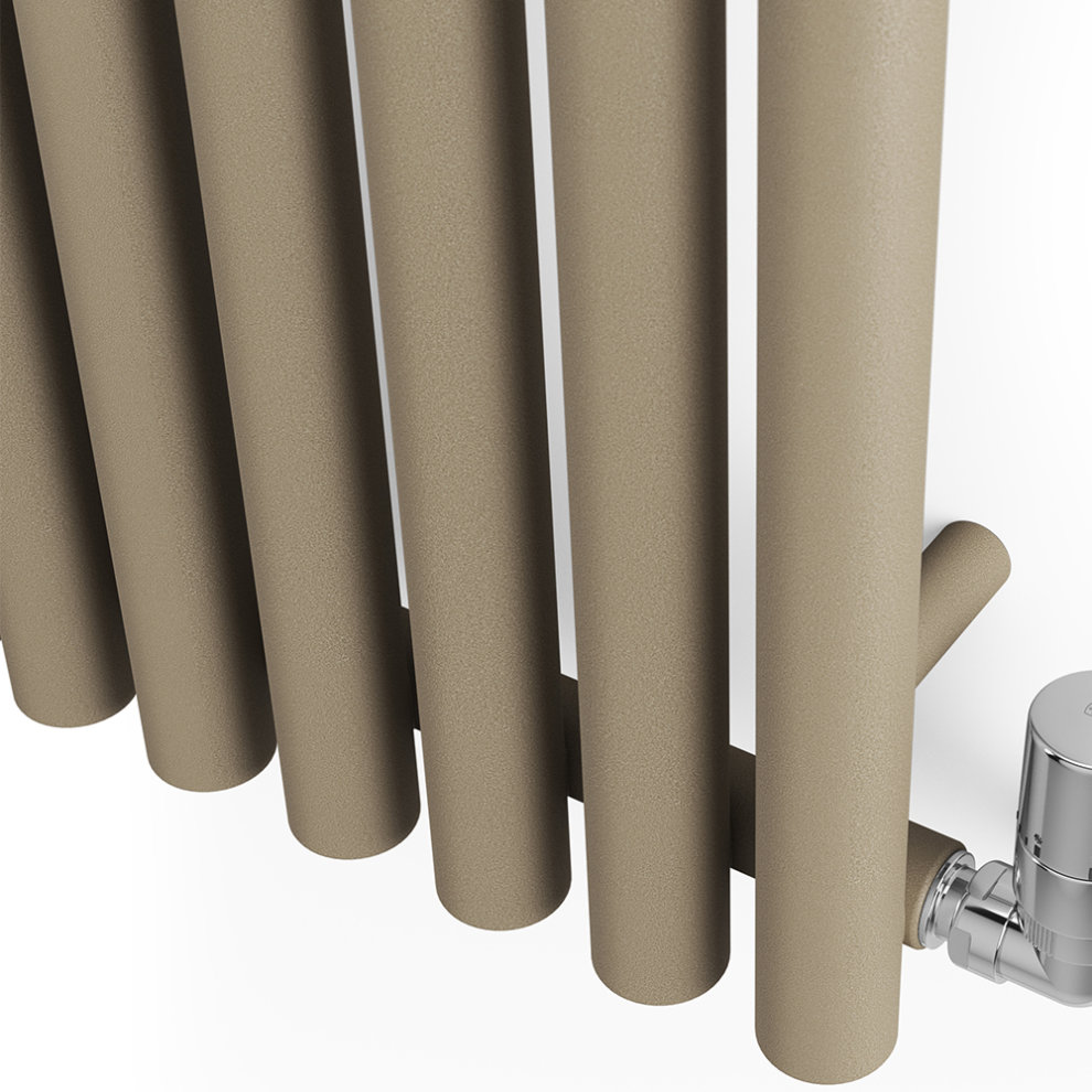 Terma Rolo Room 2735 BTU Quartz Mocha Radiator 1800 x 370mm - image 2