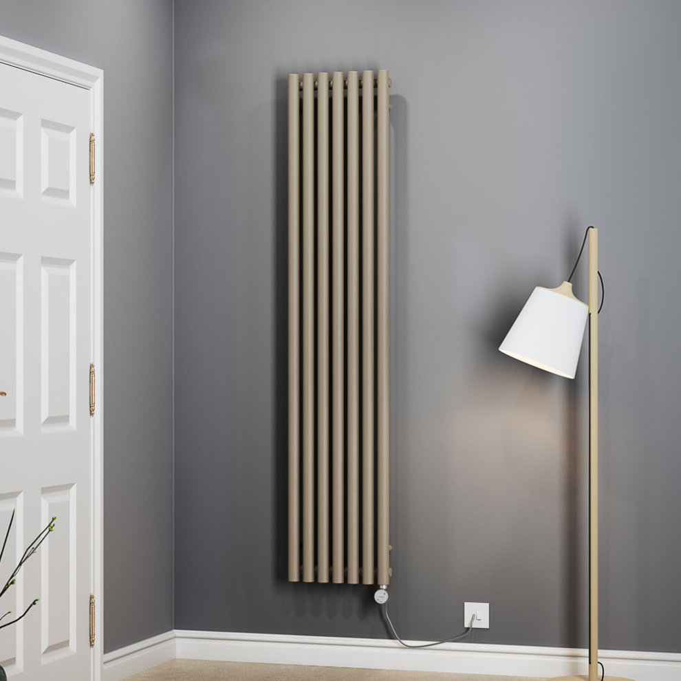 Terma Rolo Room Quartz Mocha Electric Radiator Bluetooth 800W 1800 x 370mm - image 4
