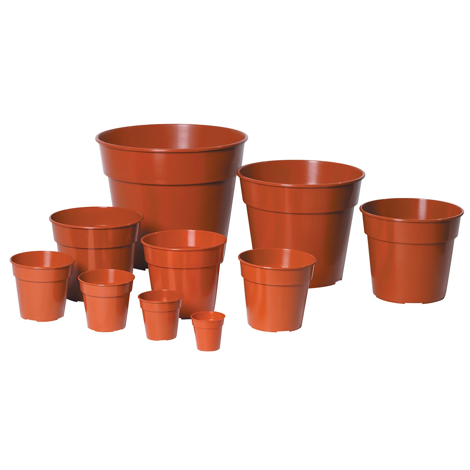 Terracotta Plastic Grow Pot 31cm - image 2