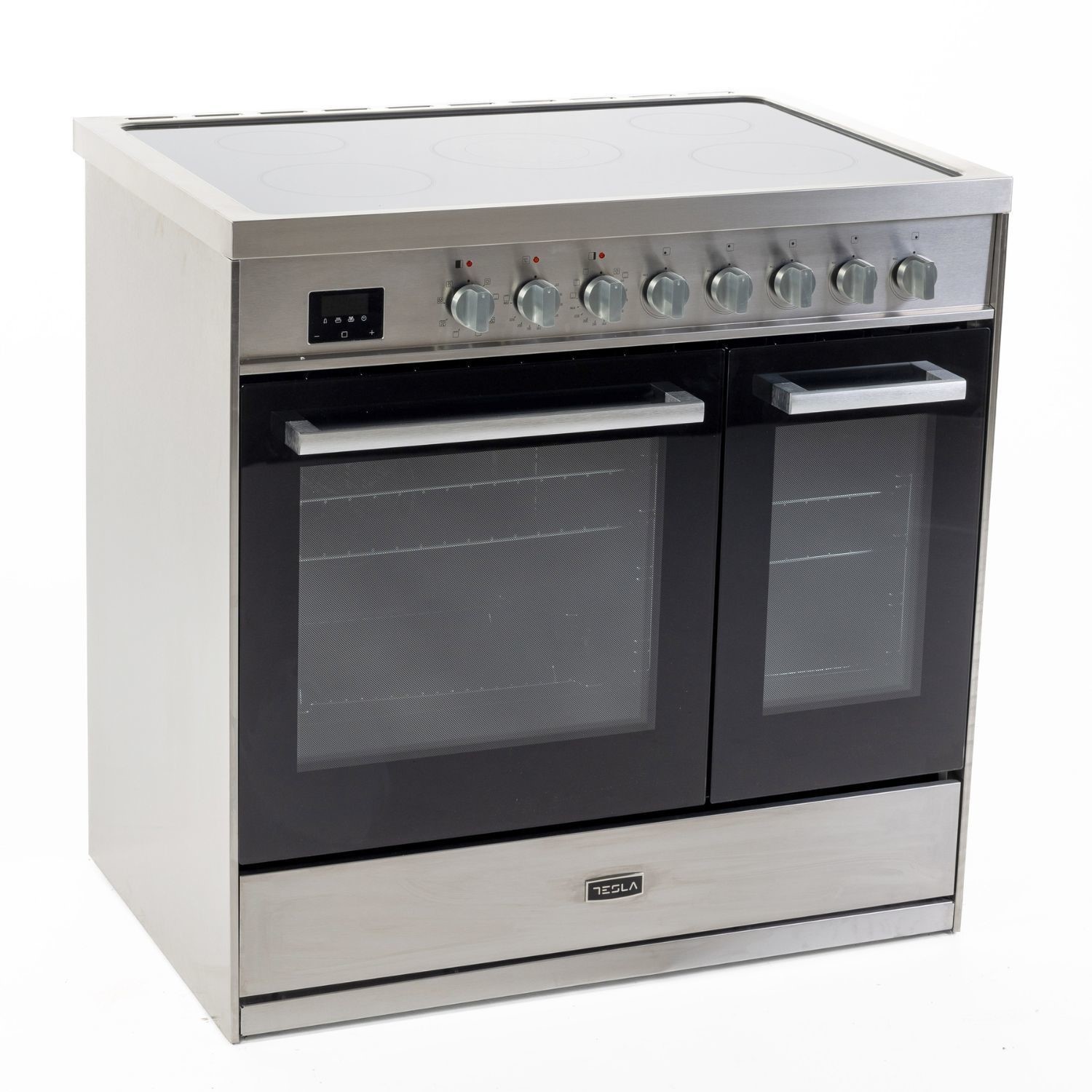 Tesla T90DCRCSS 90cm Double Cavity Ceramic Stainless Steel Range Cooker - image 2