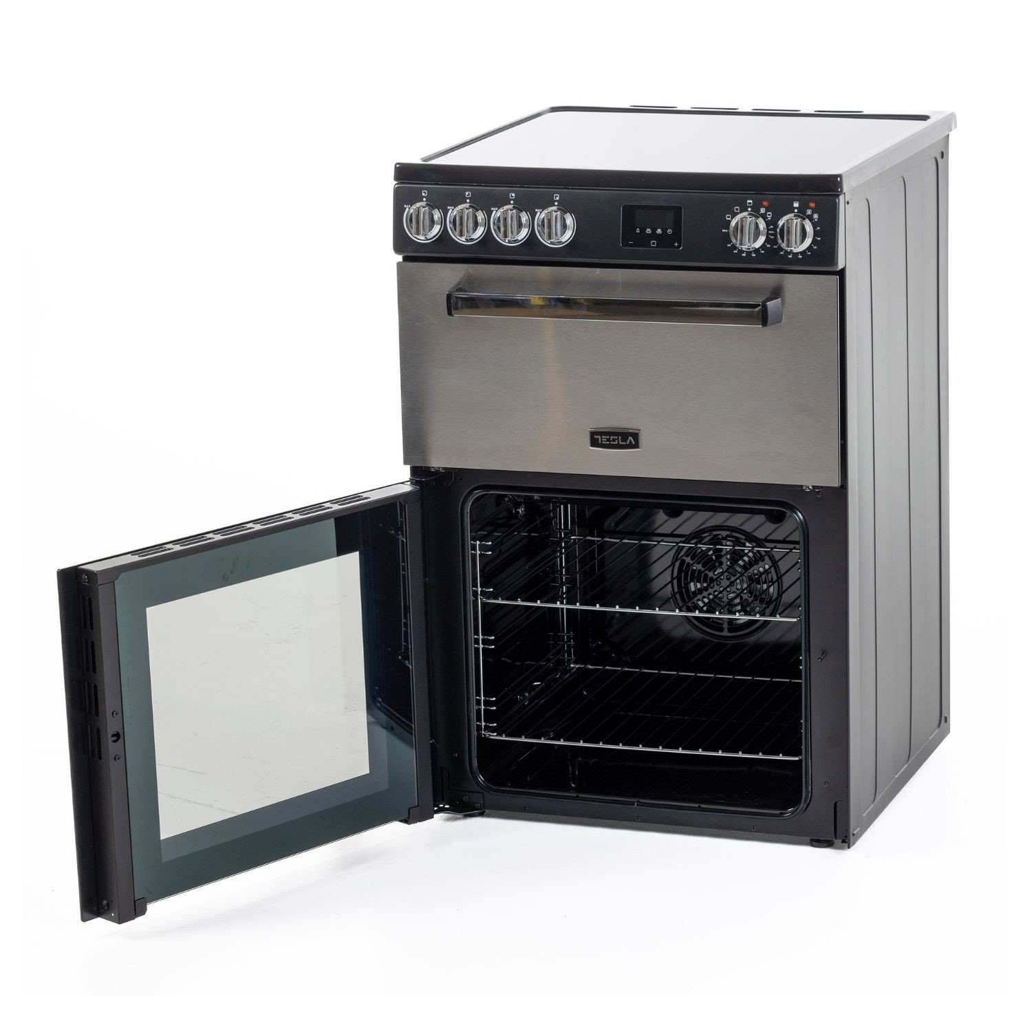 Tesla TMRC60SS 60cm Double Cavity Mini Ceramic Electric Stainless Steel Cooker - image 4