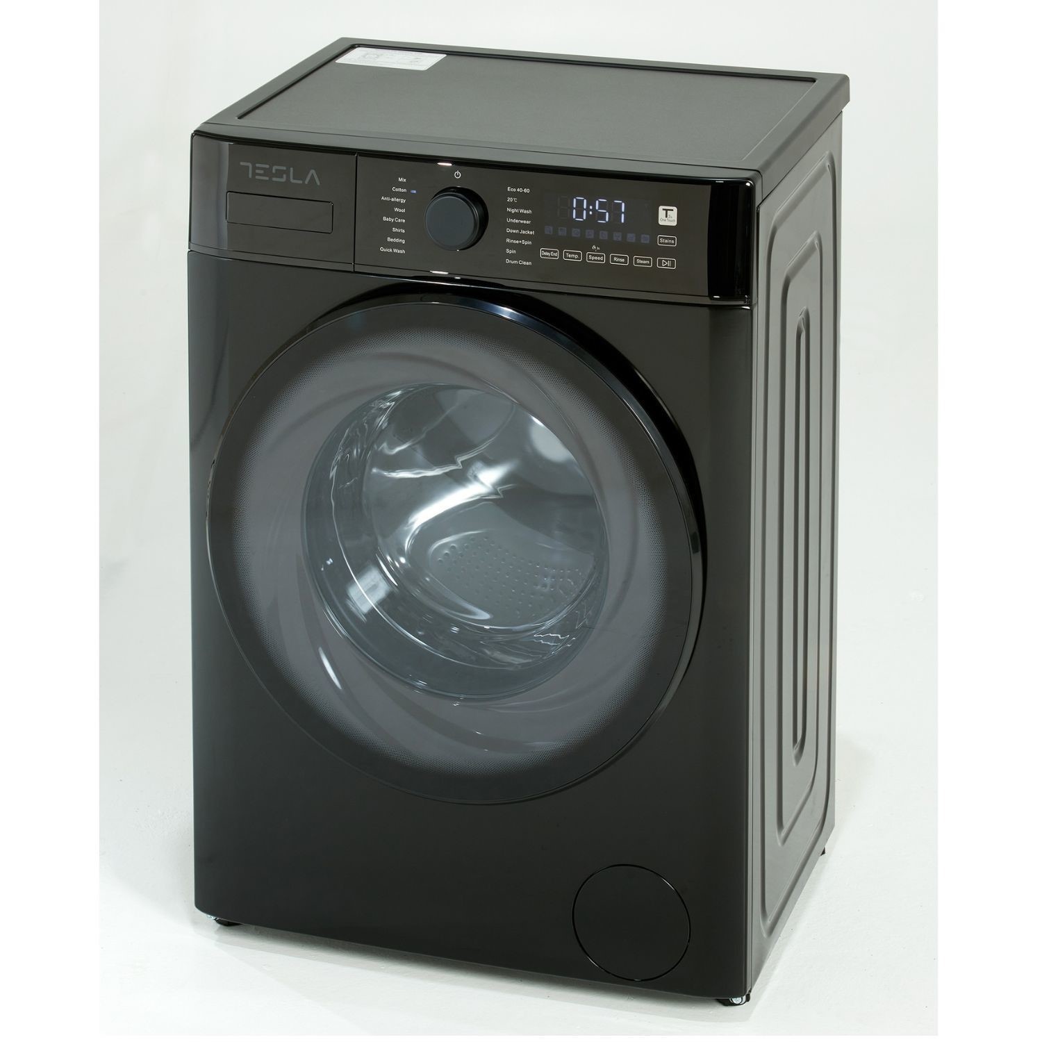 Tesla TWM81400B 8KG 1400RPM Slim Depth Black Washing Machine - image 5
