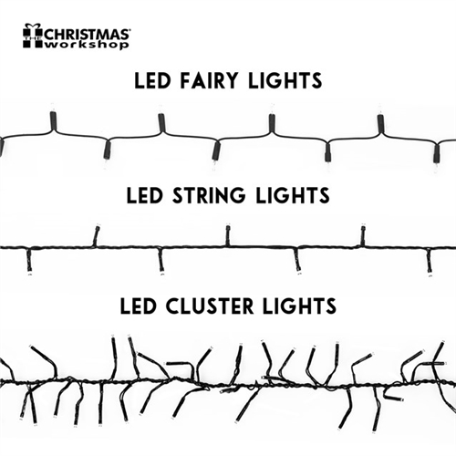 The Christmas Workshop 100 LED String Light Blue and White - image 5