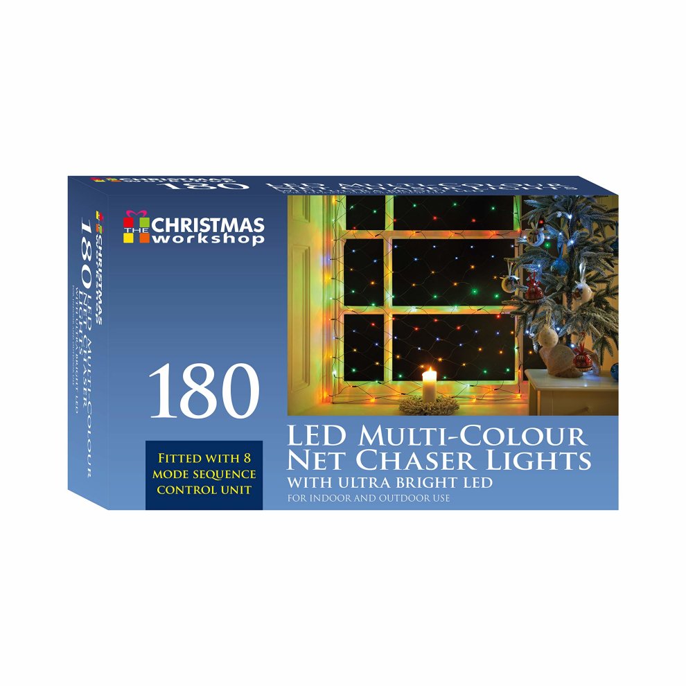 The Christmas Workshop 180 LED Net String Light Multicolour - image 3
