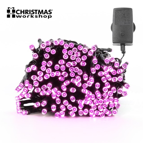 The Christmas Workshop 200 LED String Light Pink - image 2
