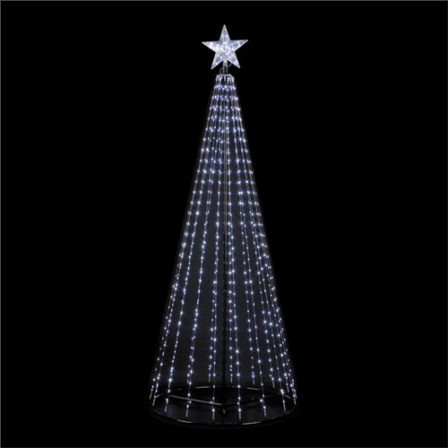 The Christmas Workshop 573 LED Outdoor Cone Tree White 6ft - image 3