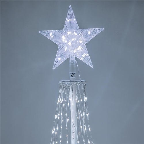 The Christmas Workshop 573 LED Outdoor Cone Tree White 6ft - image 4