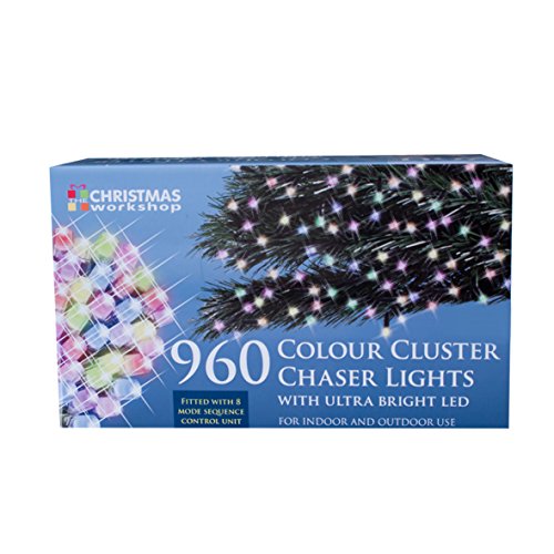 The Christmas Workshop 960 LED Cluster String Light Multicolour - image 4