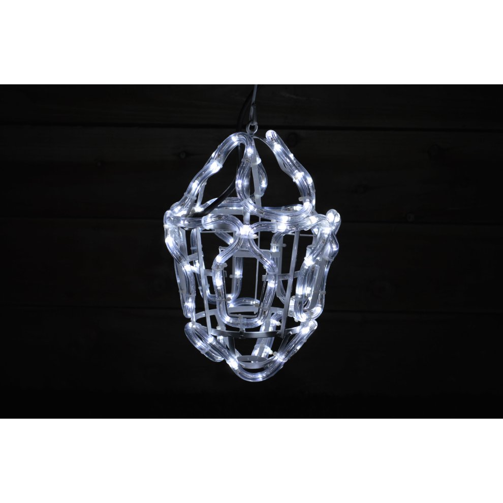 The Christmas Workshop Lantern Silhouette LED String Light White 4m - image 3