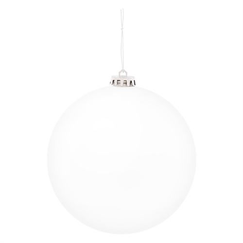 The Christmas Workshop White Matte Bauble 15cm 3 Pack - image 2