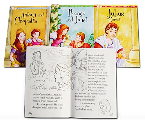 The Complete Shakespeare Children's Stories Collection 20 Books Box Set Paperback - image 2
