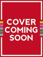 Red box with the text "COVER COMING SOON" in large white letters, bordered by colorful stripes on the sides, indicating a forthcoming product release.