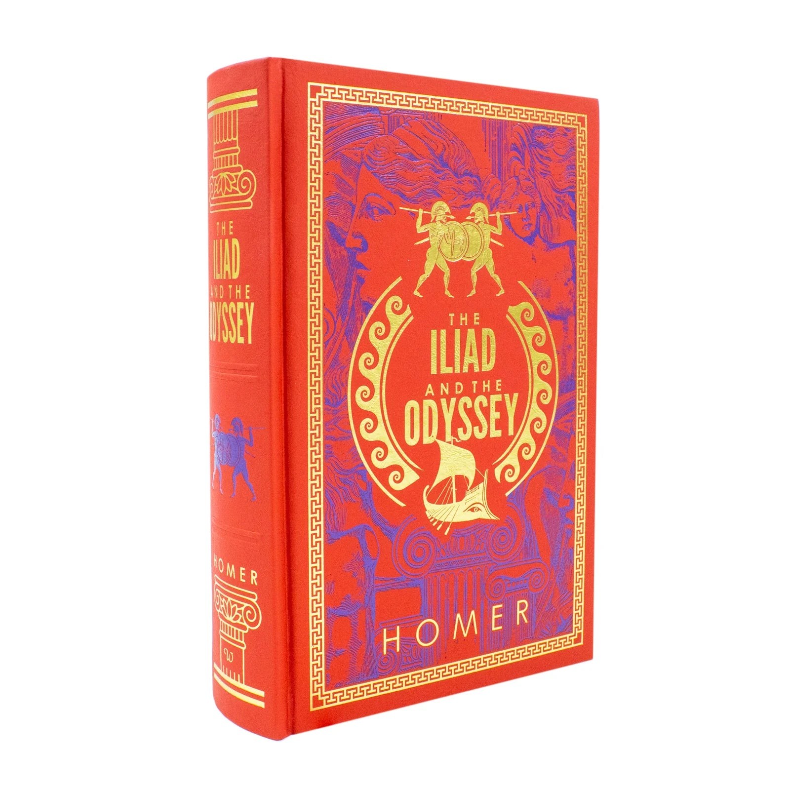 The Iliad and The Odyssey by Homer Deluxe Leather Bound 2 Book Set - image 2