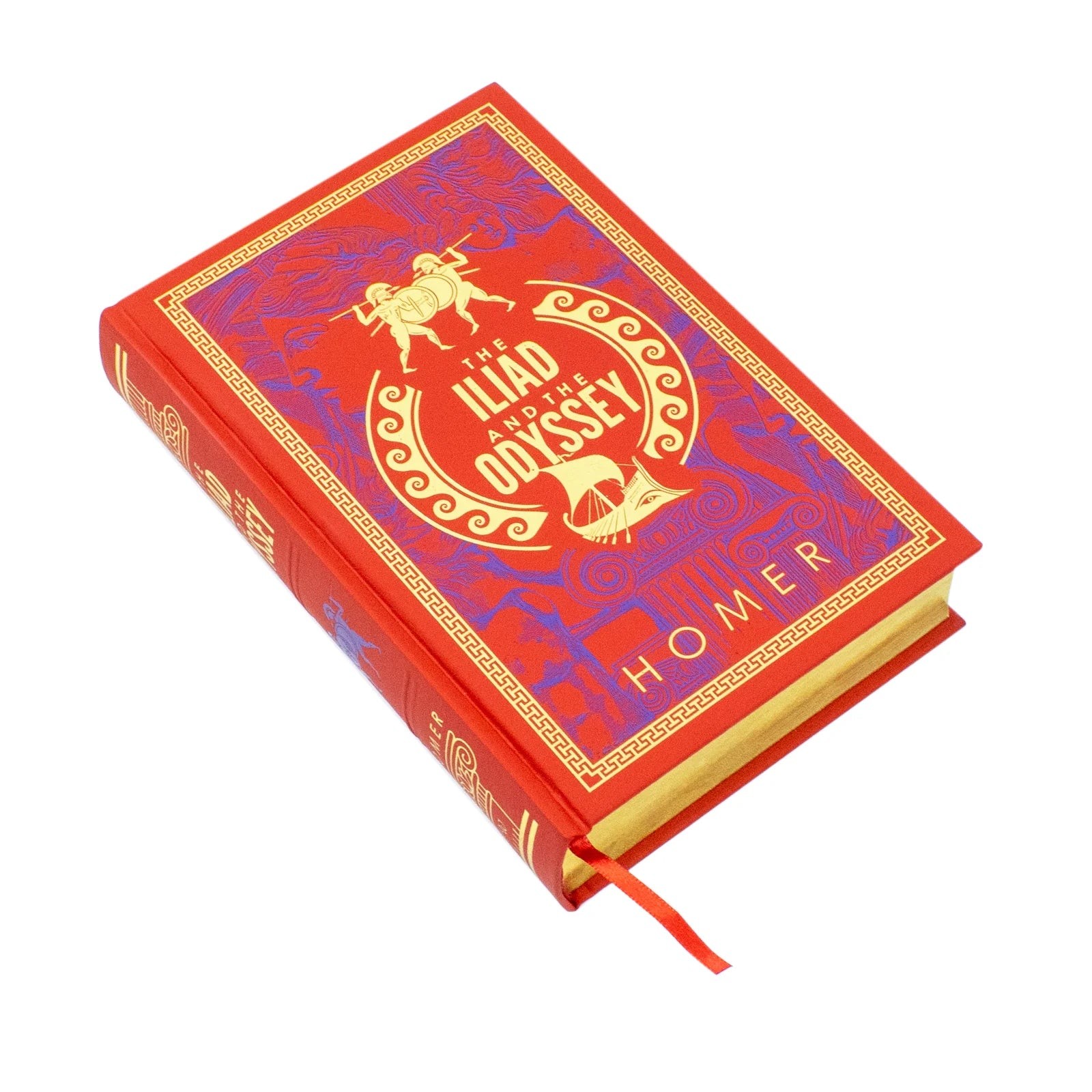 The Iliad and The Odyssey by Homer Deluxe Leather Bound 2 Book Set - image 3