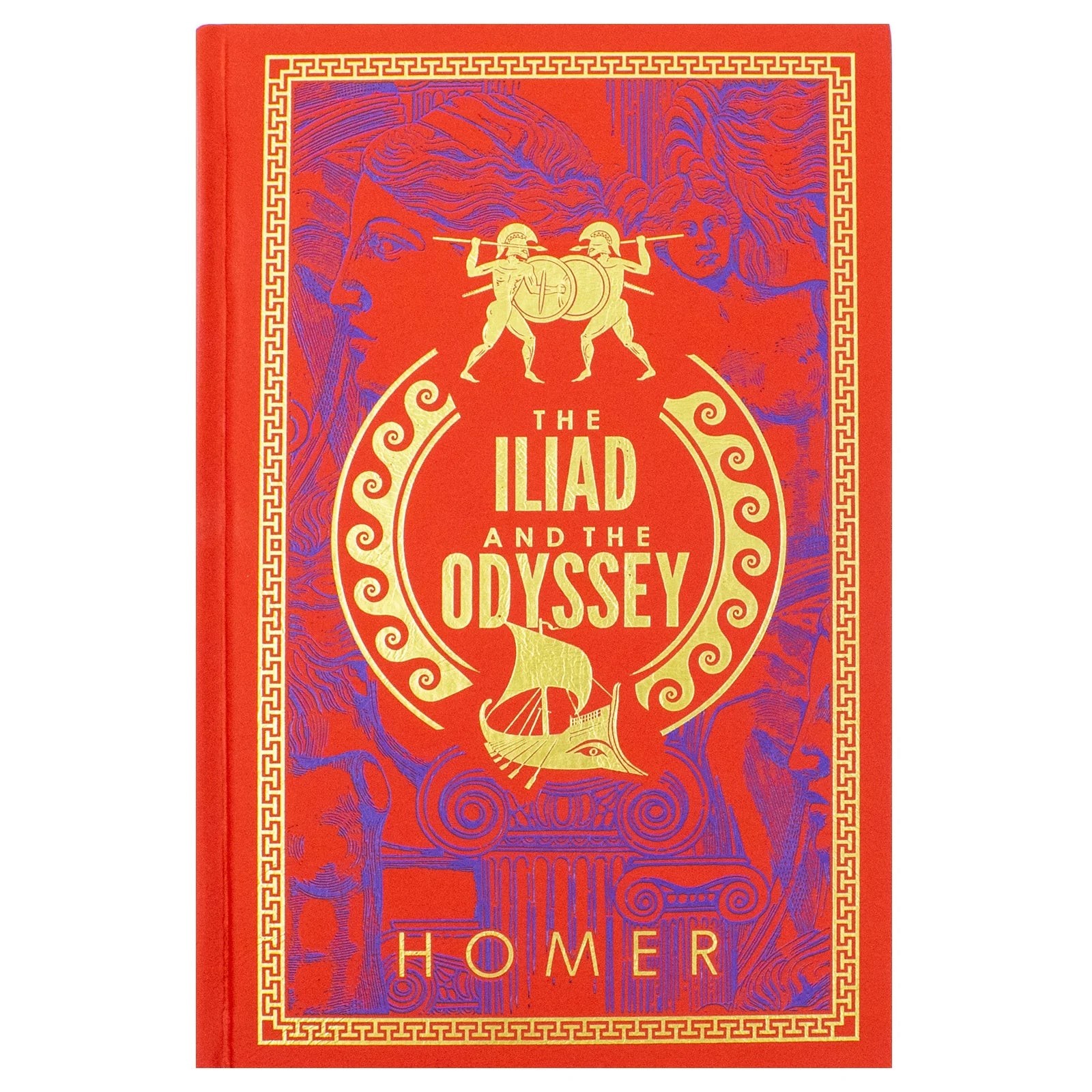 The Iliad and The Odyssey by Homer Deluxe Leather Bound 2 Book Set - image 5
