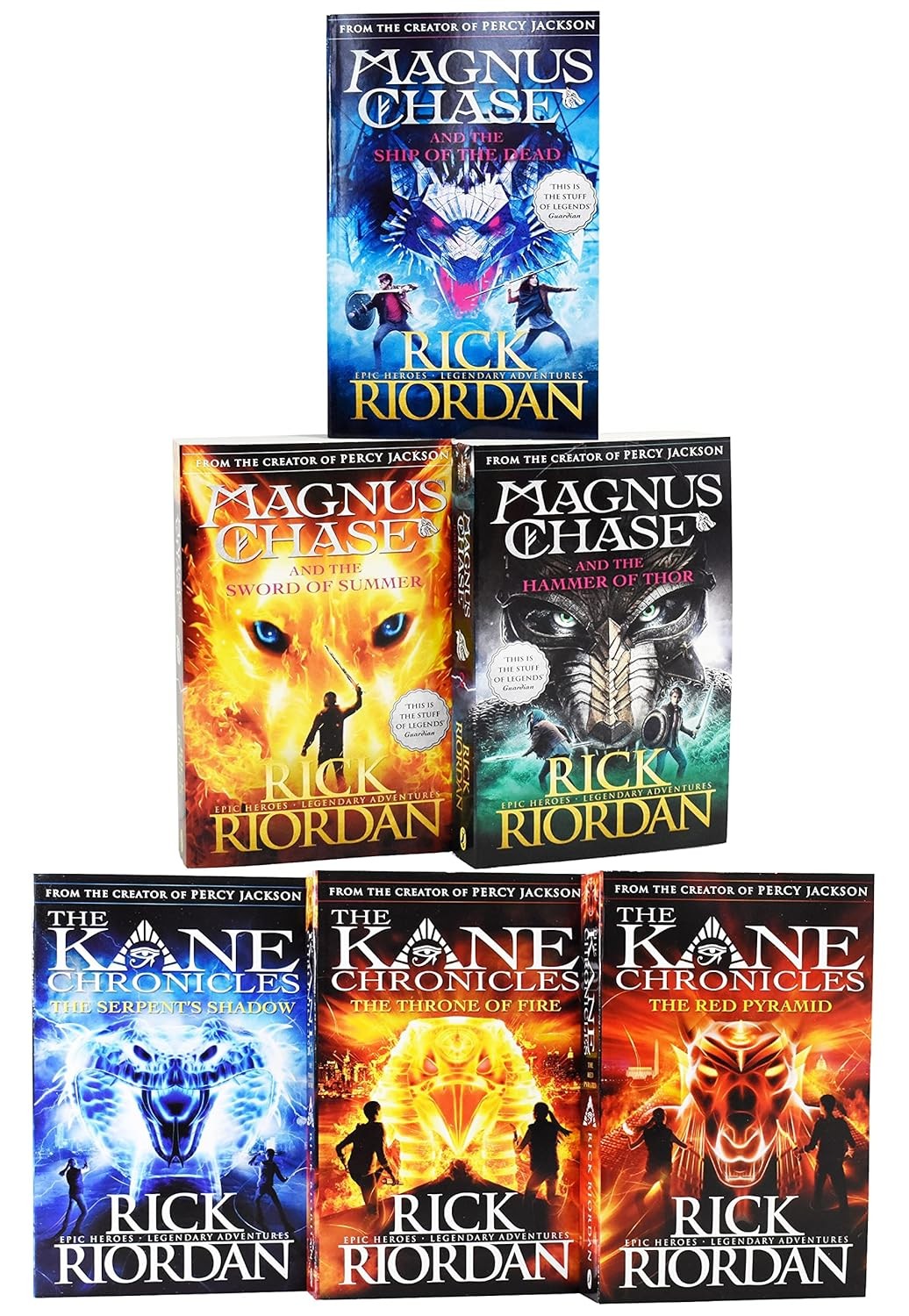 The Kane Chronicles & Magnus Chase Series 6 Books Collection By Rick Riordan - image 3