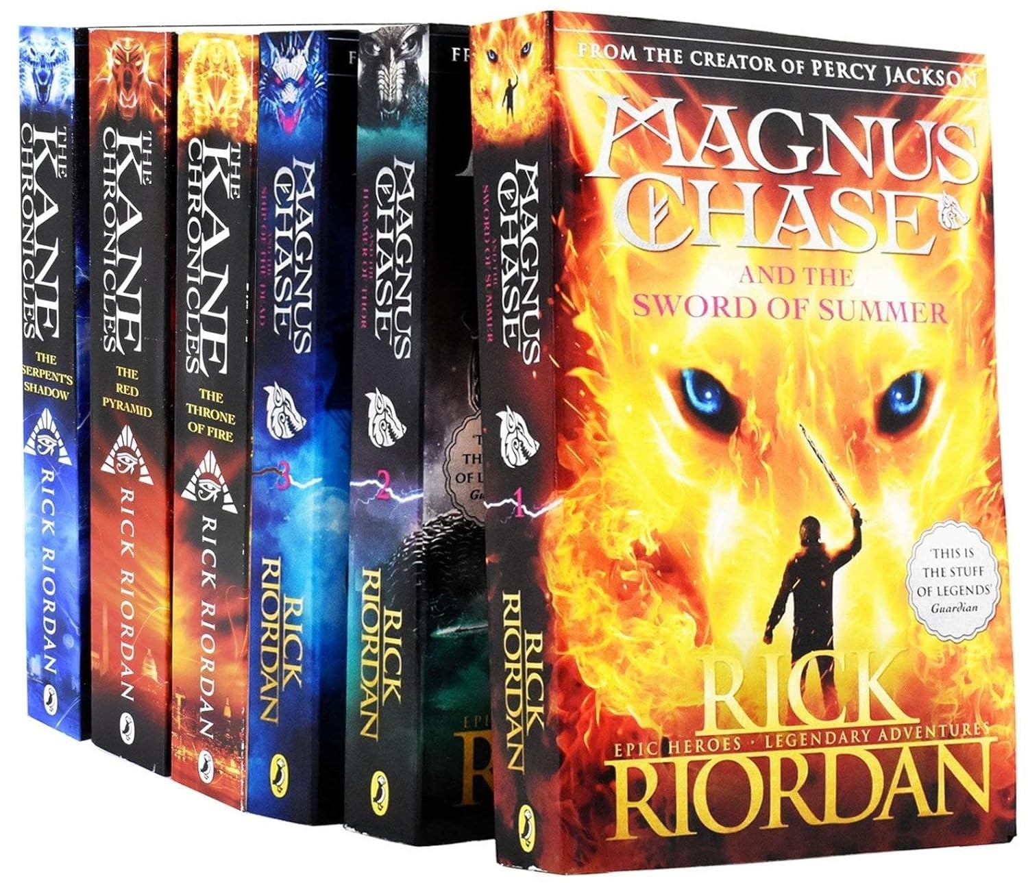 The Kane Chronicles & Magnus Chase Series 6 Books Collection By Rick Riordan - image 4